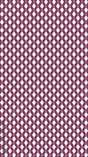 Vertical Stripes and Dots Pattern in Shades of Pink and Maroon vector background