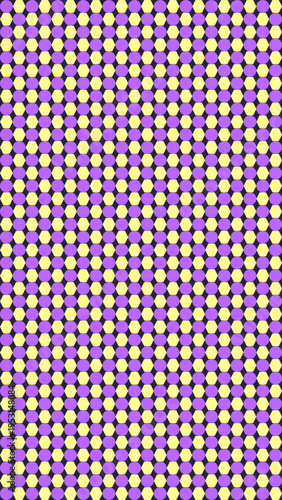 Purple and Yellow Geometric Dot Pattern vector background
