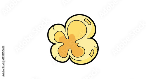 Golden four leaf clover charm token.
