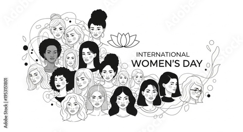 International Womens Day Illustration.