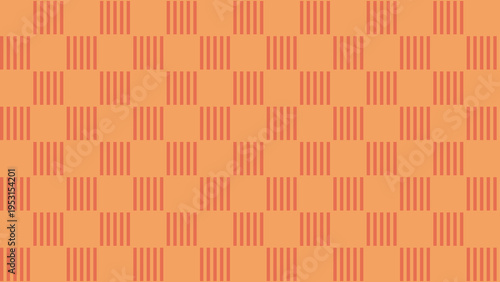 Orange Checkered Pattern Background