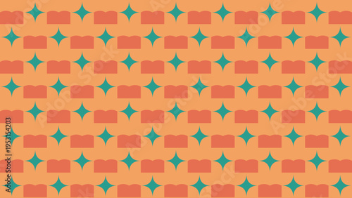 Retro Geometric Pattern Background