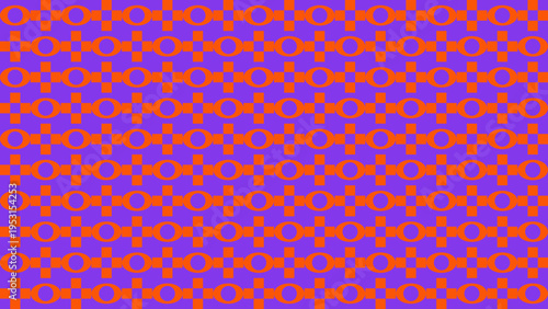 Vibrant Orange and Purple Geometric Pattern
