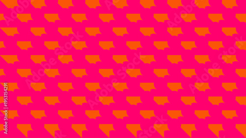 Orange and Pink Abstract Pattern