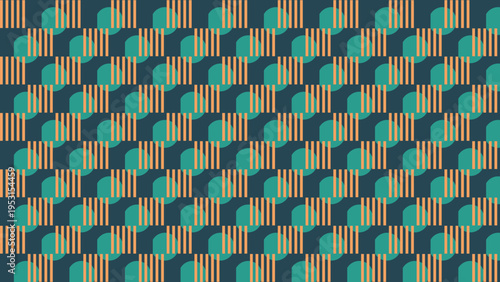 Geometric Pattern with Rectangles and Shadows