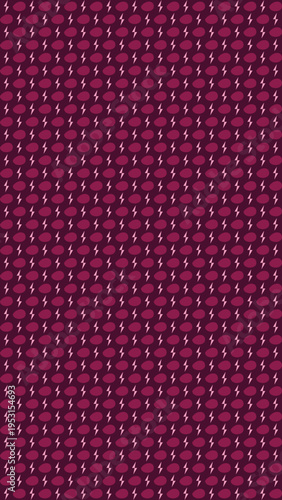 Dark Pink Pattern with Small White Accents vector background