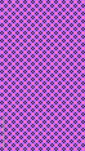 Pattern of Pink and Purple Small Squares vector background