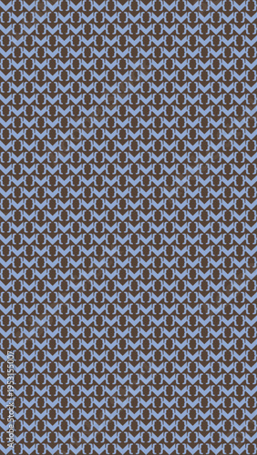 Abstract Geometric Pattern with Brown and Blue vector background