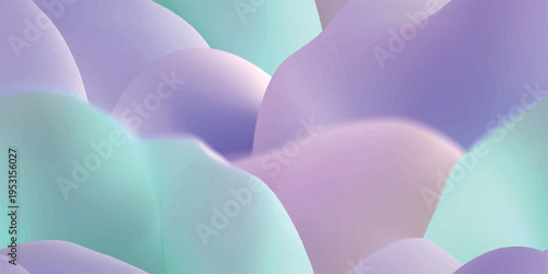 Ethereal pastel silk waves seamless pattern with holographic glow and fine mesh texture for feminine fashion design.