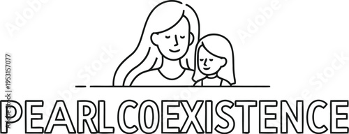 Minimalist logo featuring a stylized pearl and the word pearlexistence