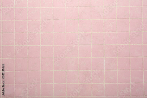 Pink tile surface as backgr...