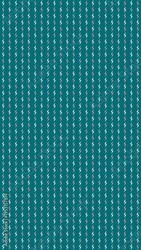 Abstract S Letter Repeat Pattern on Teal Background