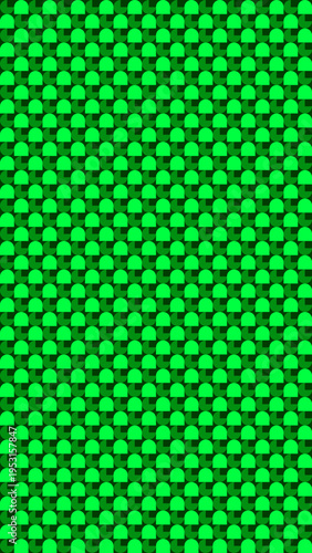 Green and Black Woven Pattern Texture