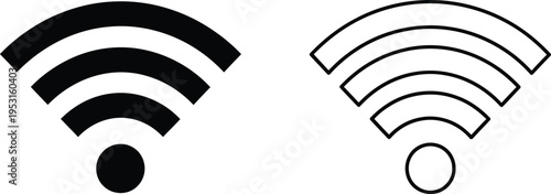 Wifi Signal Icons Set Vector