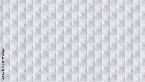 Clean white hexagonal 3D relief texture background for futuristic technology and medical healthcare presentation slides