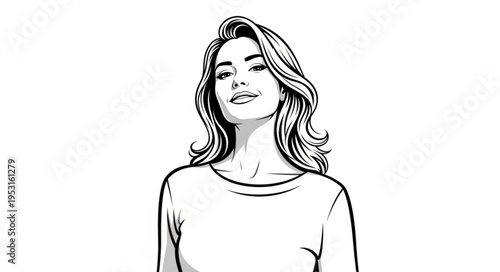 Woman with long wavy blonde hair.