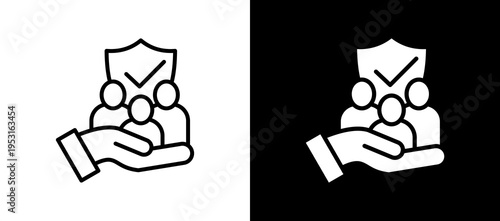 Public Safety whiteblack icon