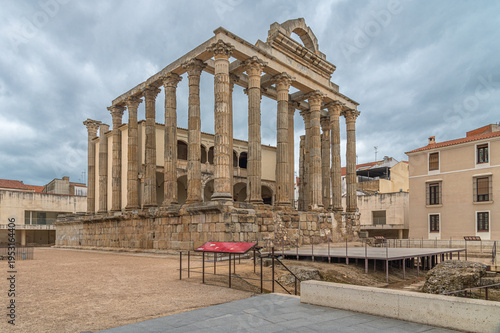 Temple of Diana in Merida, Spain, Unesco World Heritage Site