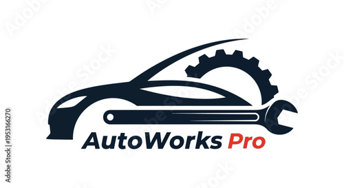 AutoWorks Pro Logo Design for Automotive Services.