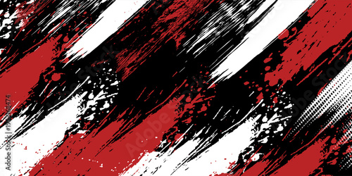 black white and red grunge texture background eps 10