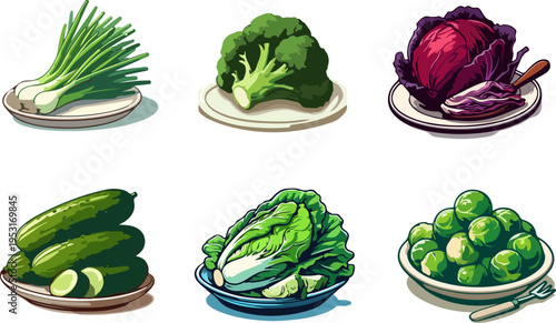 High-Quality Vector Style Fruit Icon Set Including Oranges, Lemons, Pomegranates, and Strawberries Perfect for Nutrition Blogs and Healthy Eating Apps.