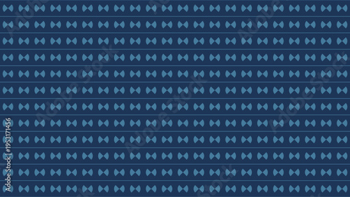 Dark Blue Bow Tie Pattern Background vector background