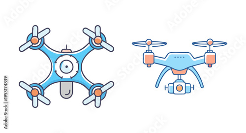 Aerial photography drone quadcopter technology and innovation unmanned vehicle system design