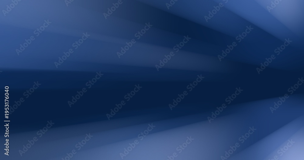 Obraz premium Abstract navy blue background with lateral perspective lines fading into deep darkness for sophisticated corporate branding