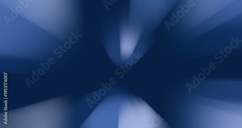 Dynamic abstract blue background with radial zoom effect and light burst for high-speed motion and explosive energy concepts