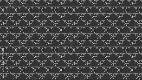 Dark Geometric Cloud Pattern Background vector background