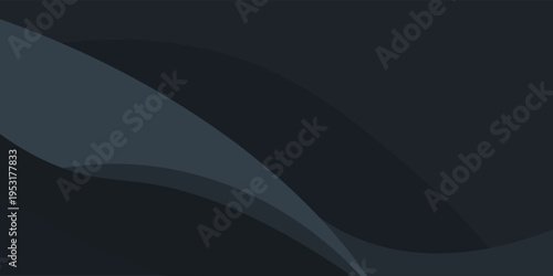 Dark gray dynamic abstract vector background with shadow, blend wavy line, and simple design. Creative premium gradient. smart design 3d cover of business design.Eps10 vector