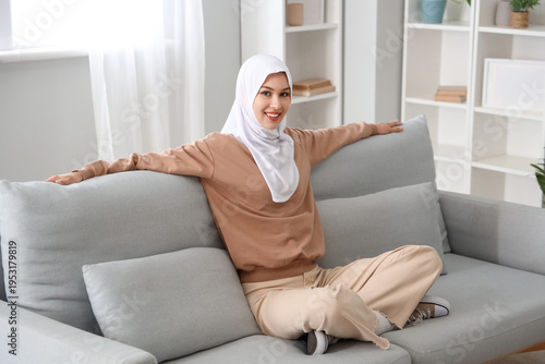 Beautiful young Muslim woma...