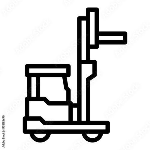 roach fork truck icon