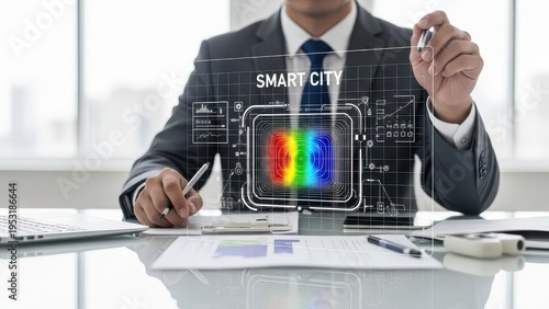 Smart City Concept Technology