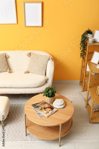 Modern living room interior...