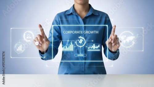 Corporate Growth Concept Illustration