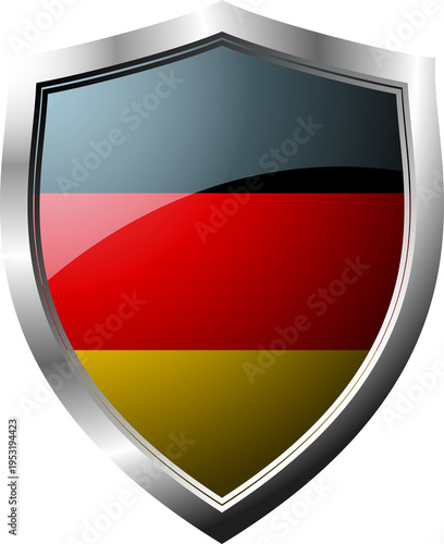 Free Download Germany flag in badges form - GFXLoad