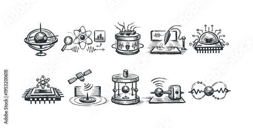 Science and Technology Icons