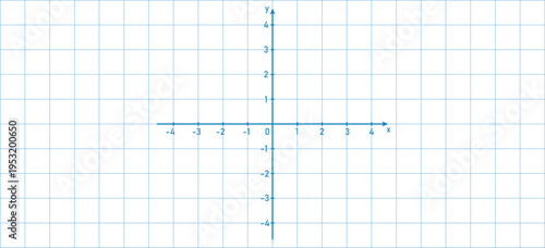 Cartesian Plane in Geometry in the Plane. 2D Coordinate System in Geometry.