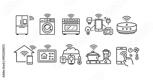 Smart Home Technology Icons