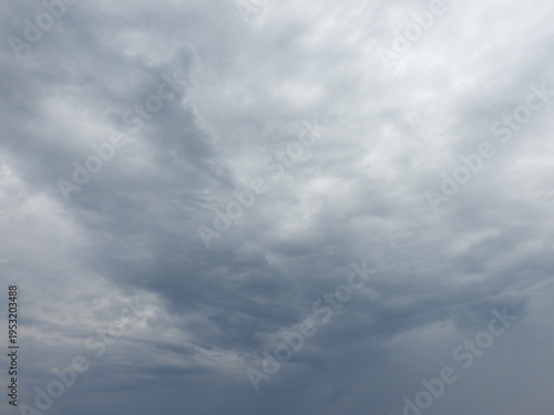 Overcast,  cloudy sky over Kent county, Delaware. Gloomy weather, Cloudscape