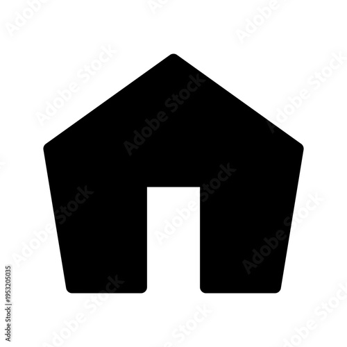 Home Icon Vector Symbol Design Illustration