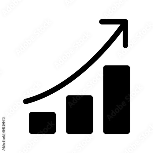 Growth Icon Vector Symbol Design Illustration