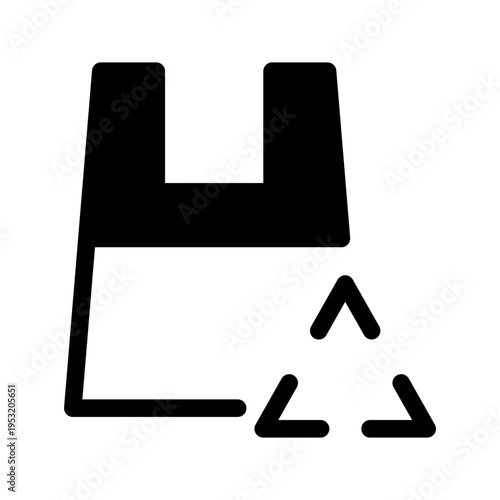 Plastic Icon Vector Symbol Design Illustration