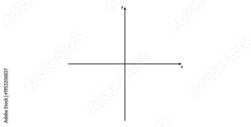 Cartesian Plane in Geometry in the Plane. 2D Coordinate System in Geometry.
