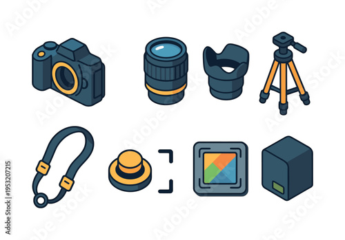 Photography Gear Icons