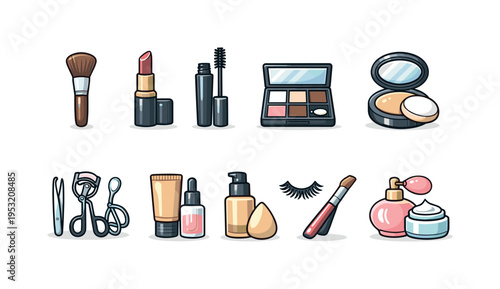 Cosmetics Collection Icons