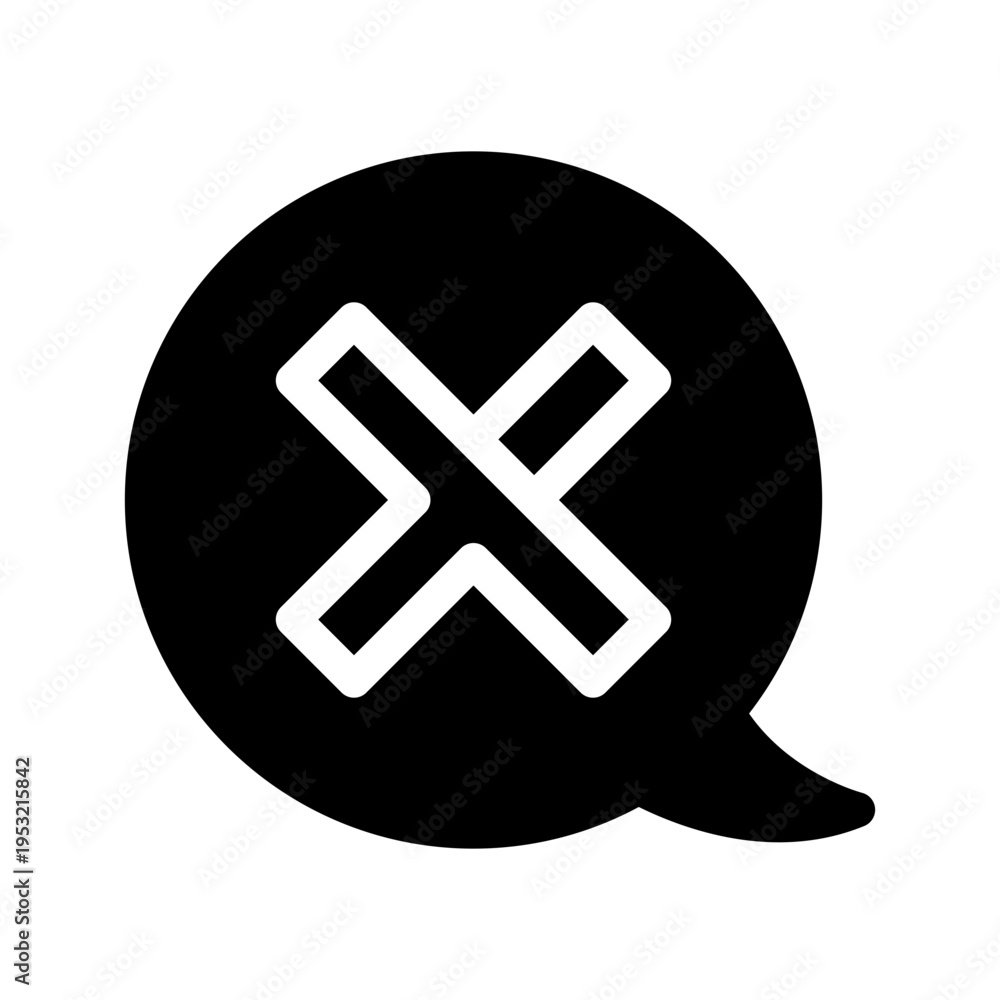 Fototapeta premium Lies Icon Vector Symbol Design Illustration