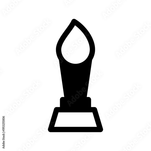 Trophy Icon Vector Symbol Design Illustration