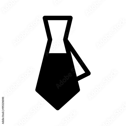 Tie Icon Vector Symbol Design Illustration